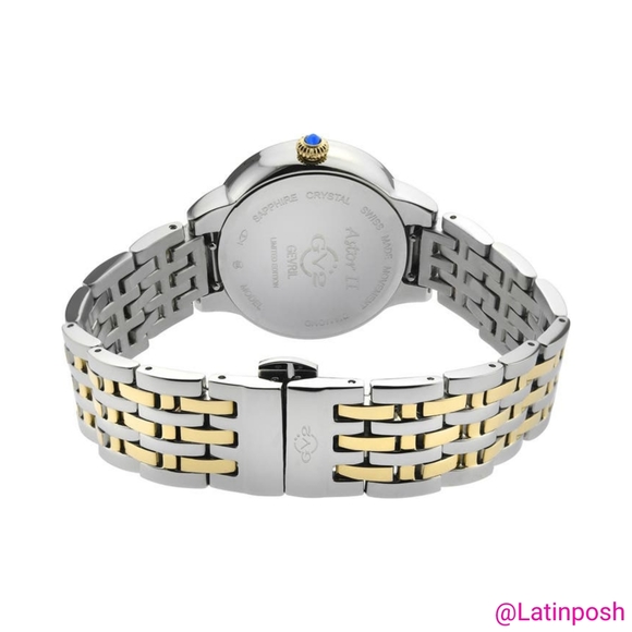 Women's GV2 Astor II Diamond MOP Dial Bracelet Watch, 38mm - 0.24 ctw - Picture 4 of 10